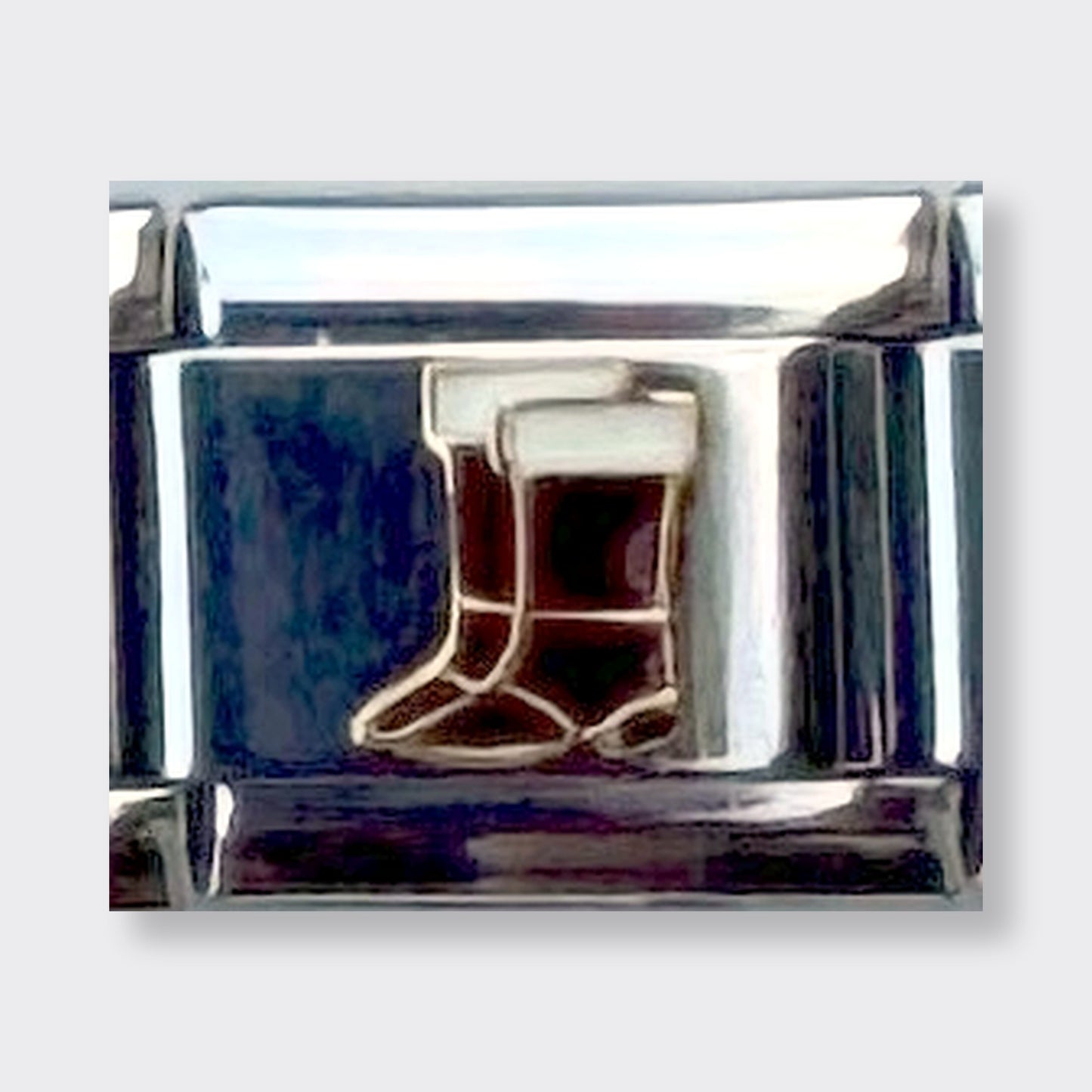 Cowboy Boots Italian charm link