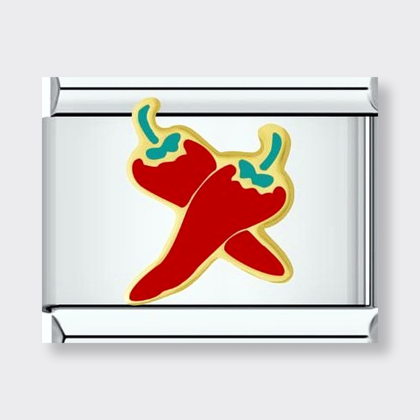 Red Chili Peppers Italian charm link