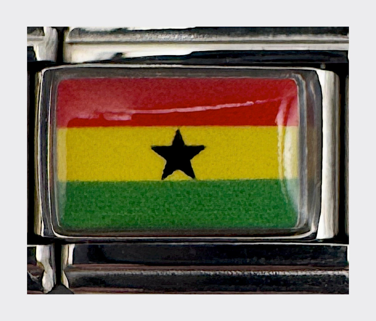 Ghana flag Italian charm