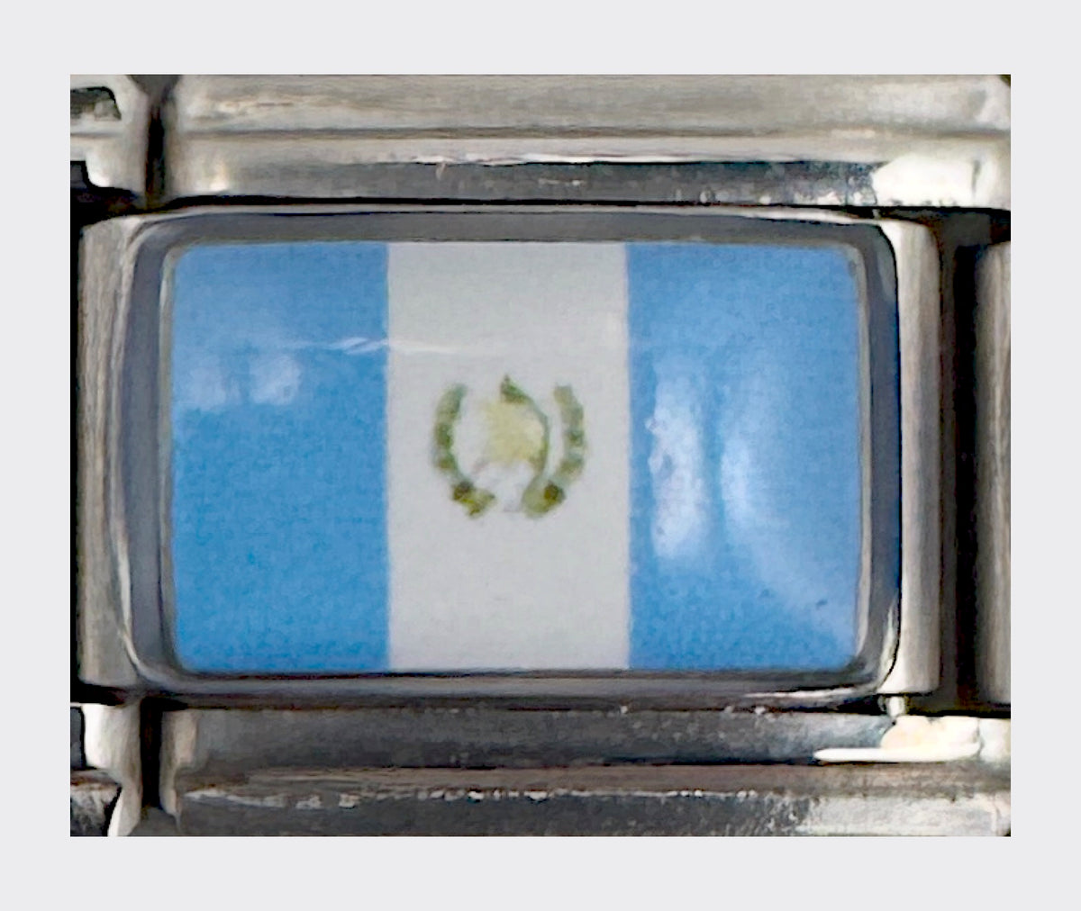Guatemala flag Italian charm