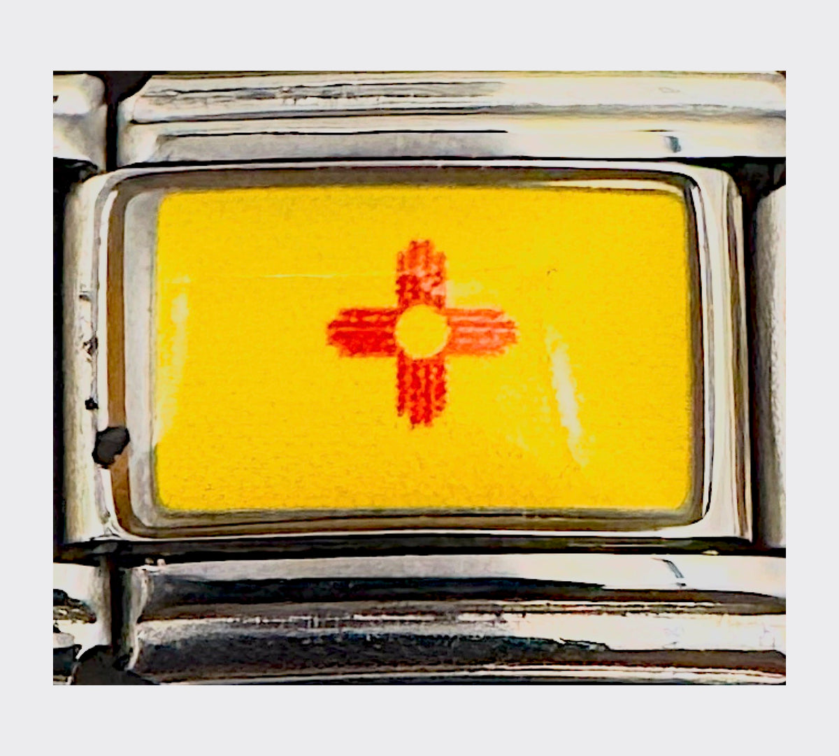 New Mexico state flag Italian charm