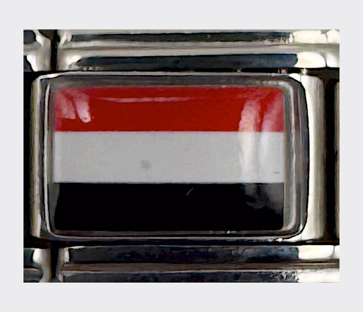 Yemen flag Italian charm