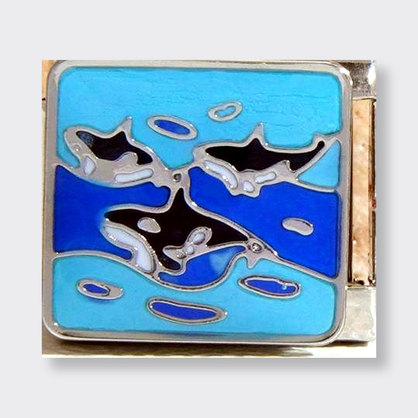 Orcas Italian charm link