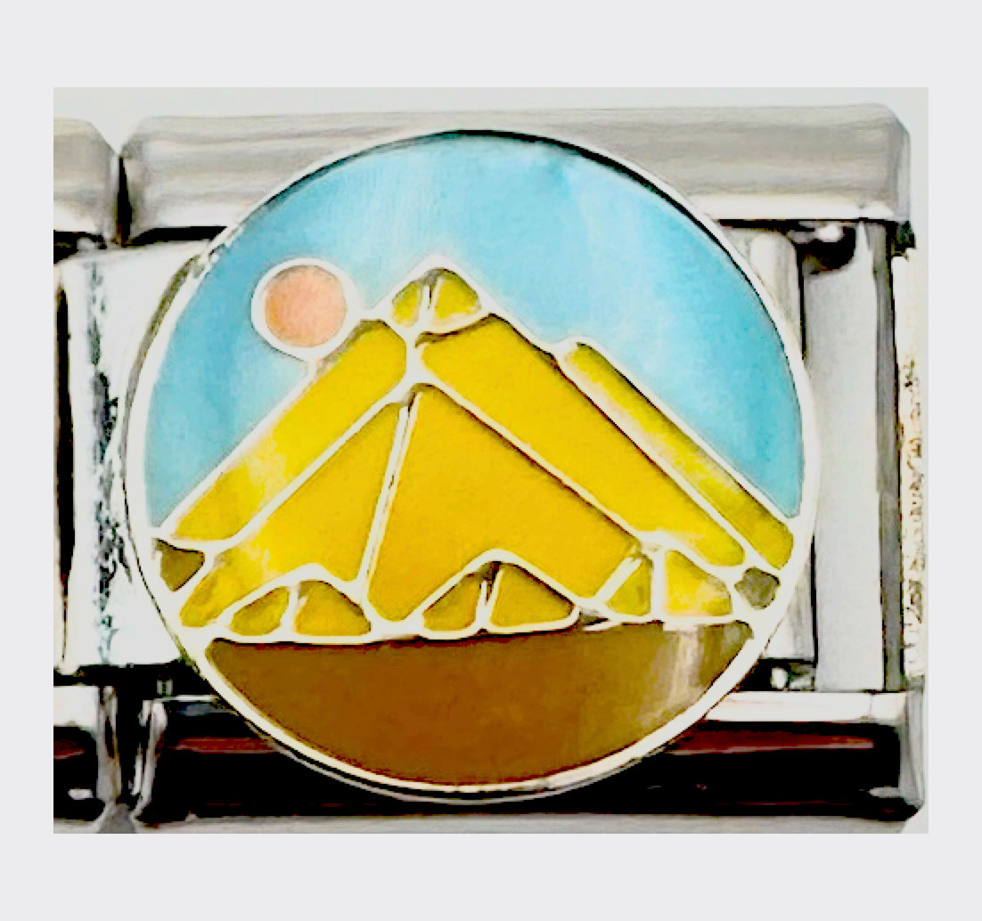 Pyramids Italian Charm