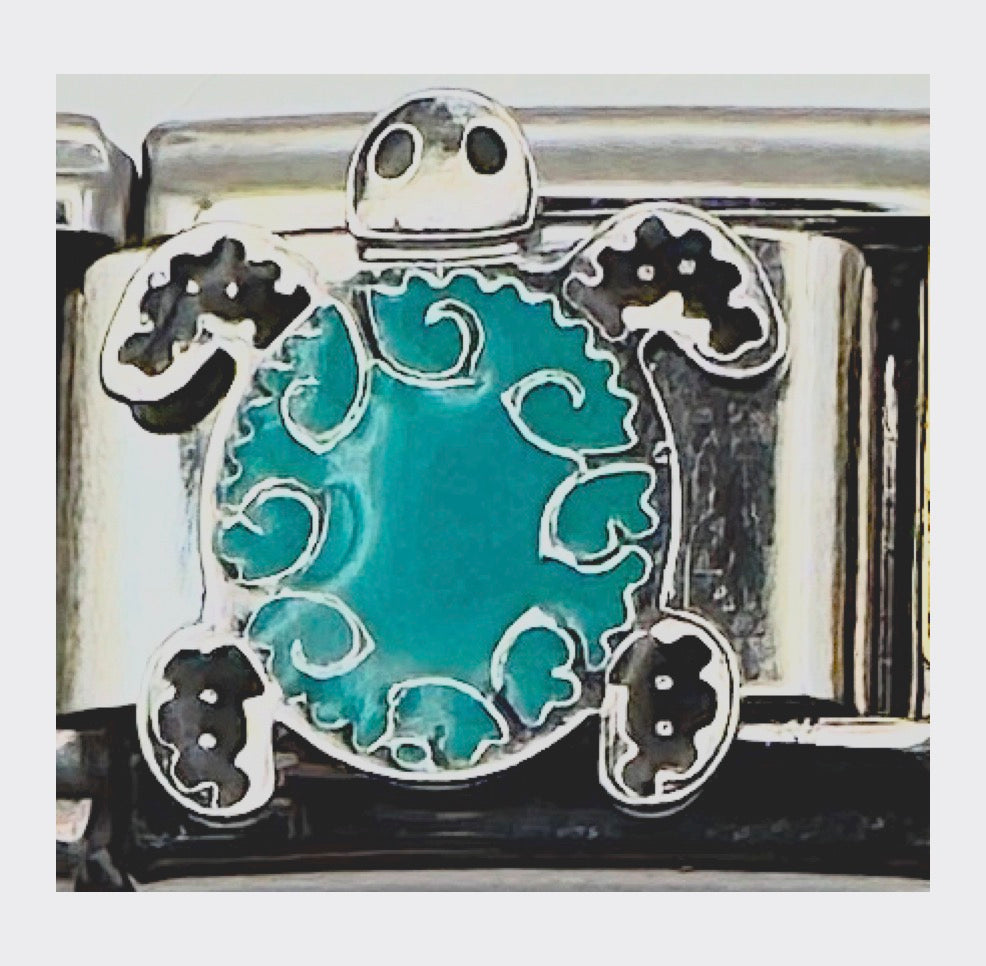 Sea Turtle Italian charm link