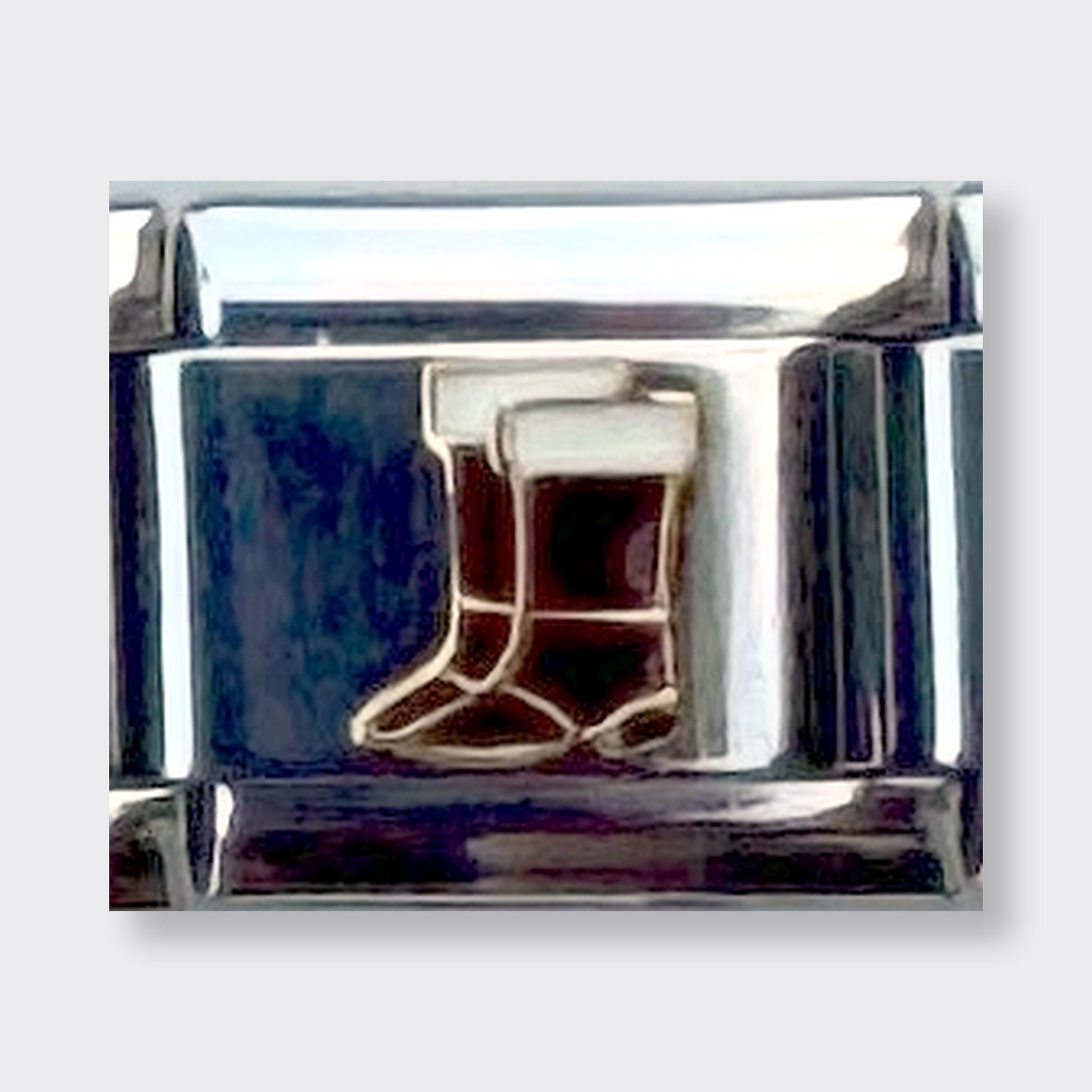 Cowboy Boots Italian charm link