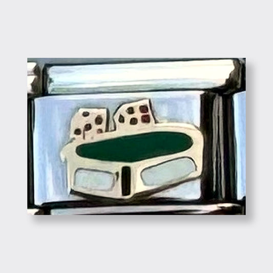 Craps Table Italian charm link