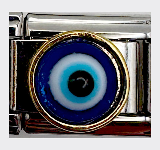Evil Eye Italian charm link