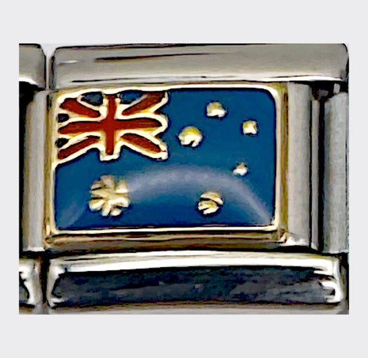 Australia Flag Italian charm link