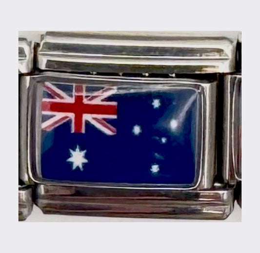 Australia flag Italian charm