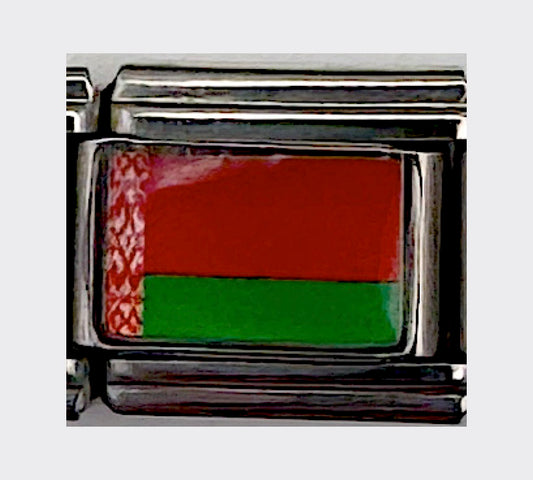 Belarus flag Italian charm