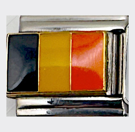 Belgium Flag Italian charm link