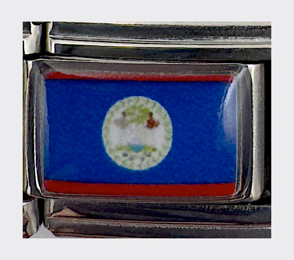 Belize flag Italian charm