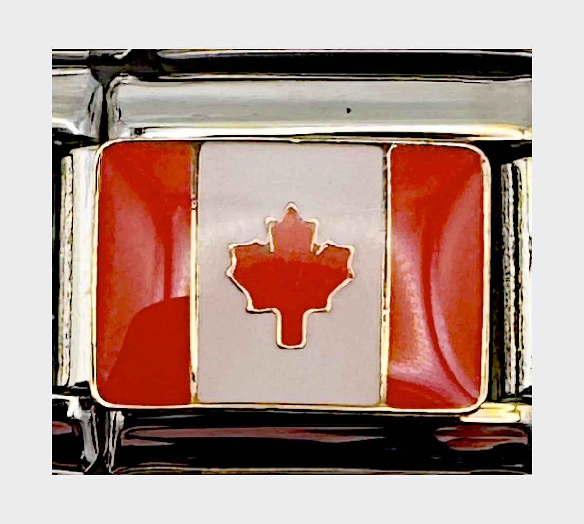 Canada flag Italian charm (Design 3)