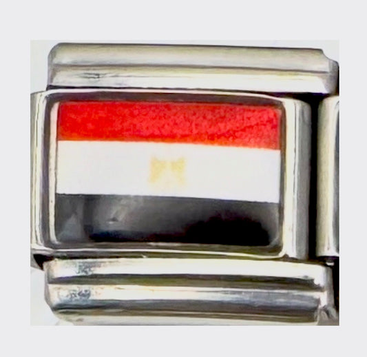 Egypt flag Italian charm