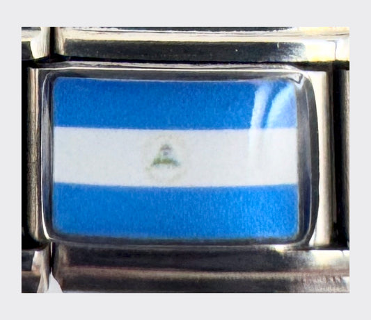 El Salvador flag Italian charm