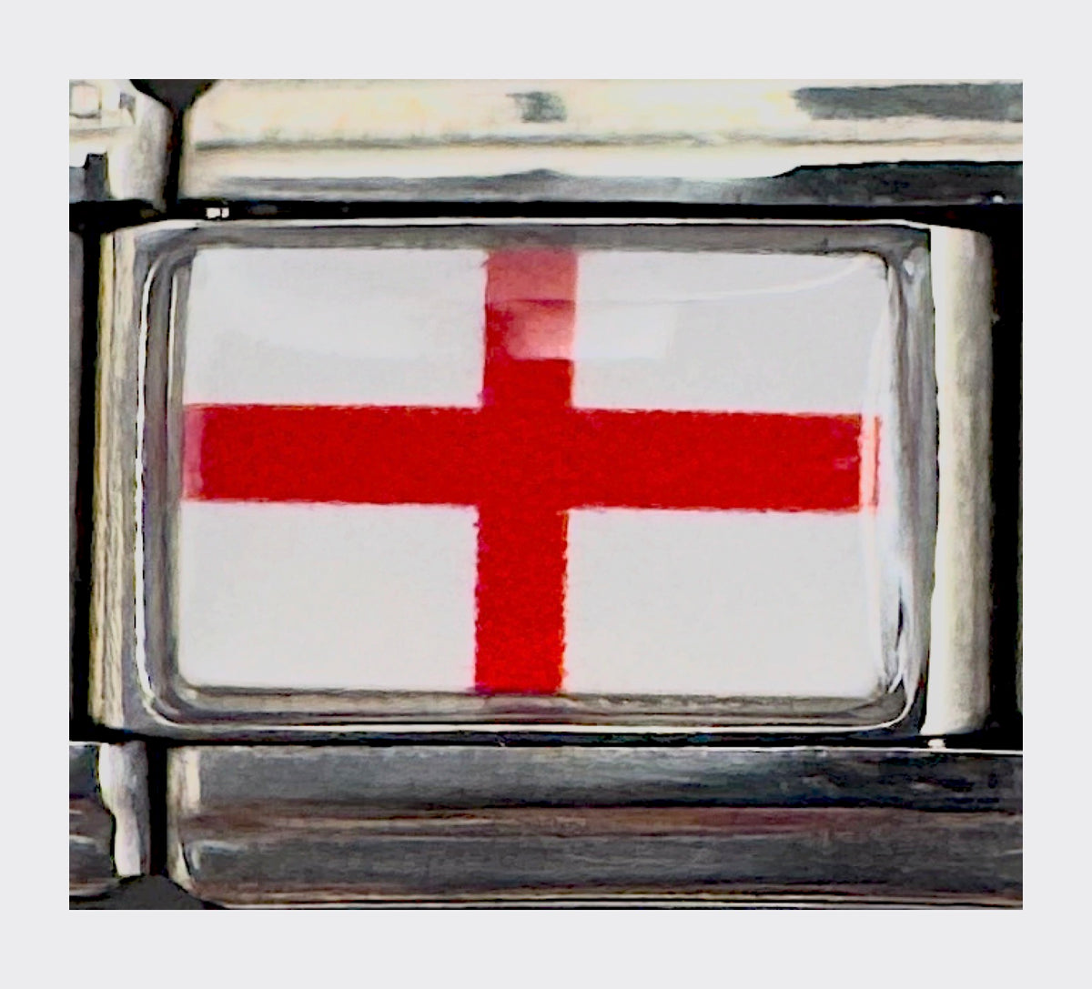England flag Italian charm