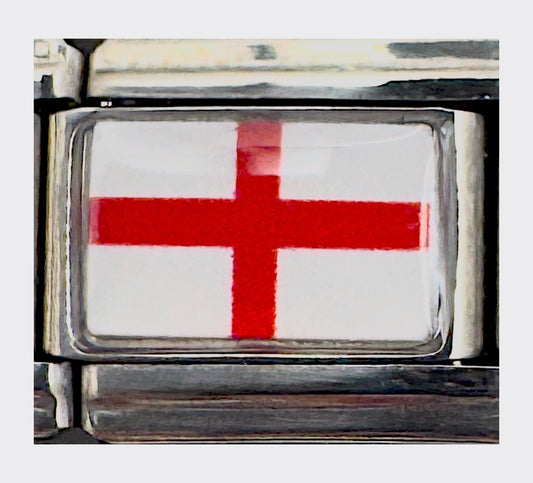 England flag Italian charm