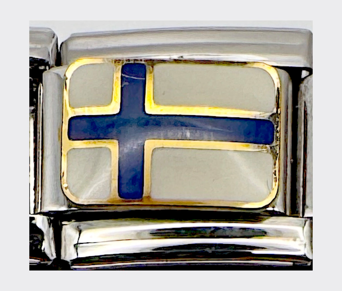 Finland flag Italian charm