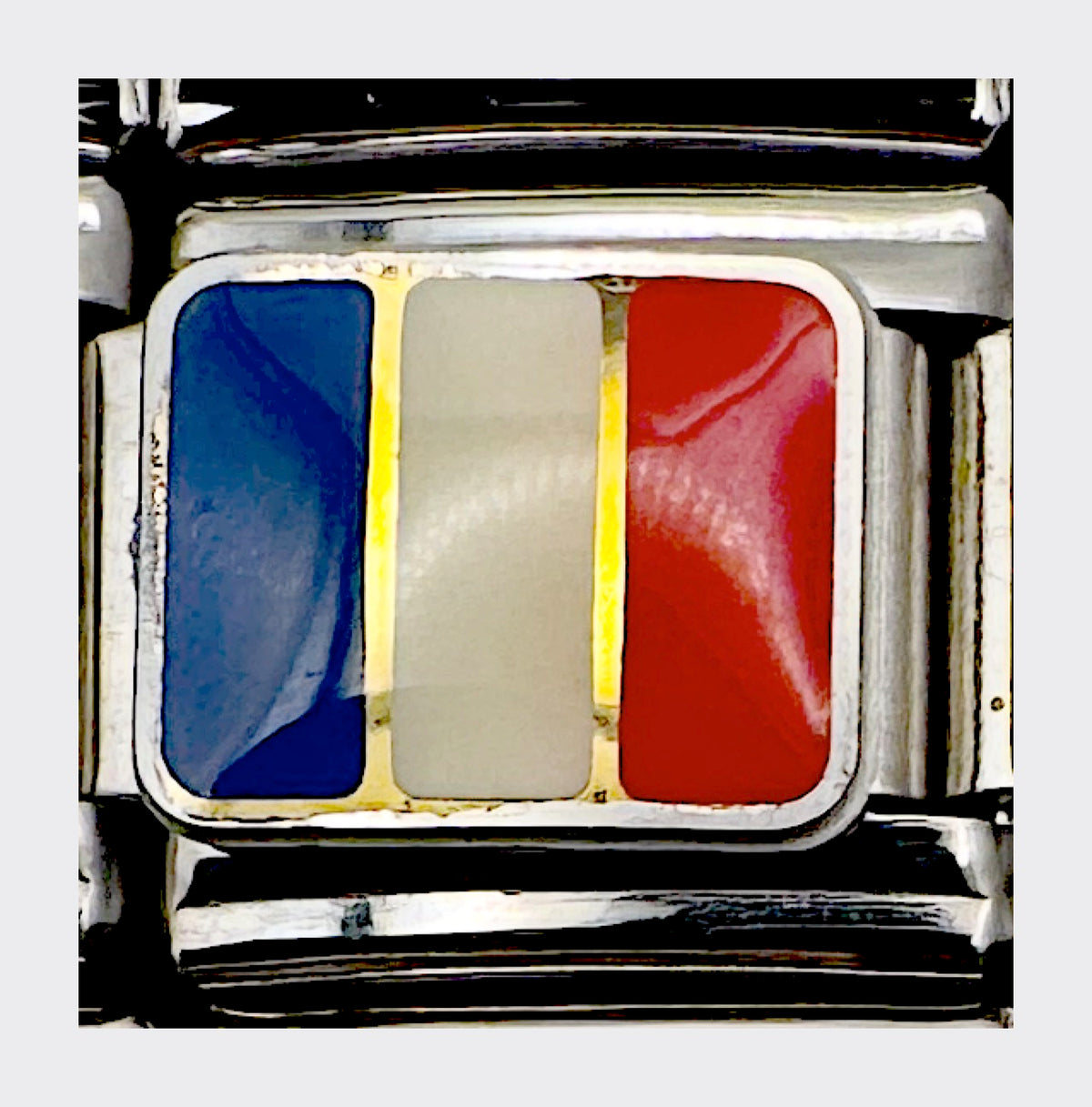 France flag Italian charm (Design 2)