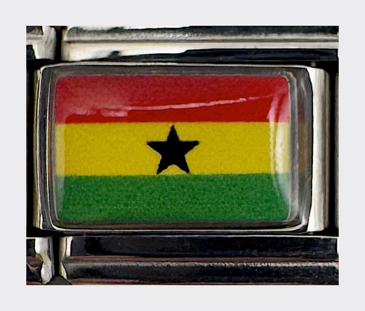 Ghana flag Italian charm
