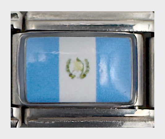 Guatemala flag Italian charm