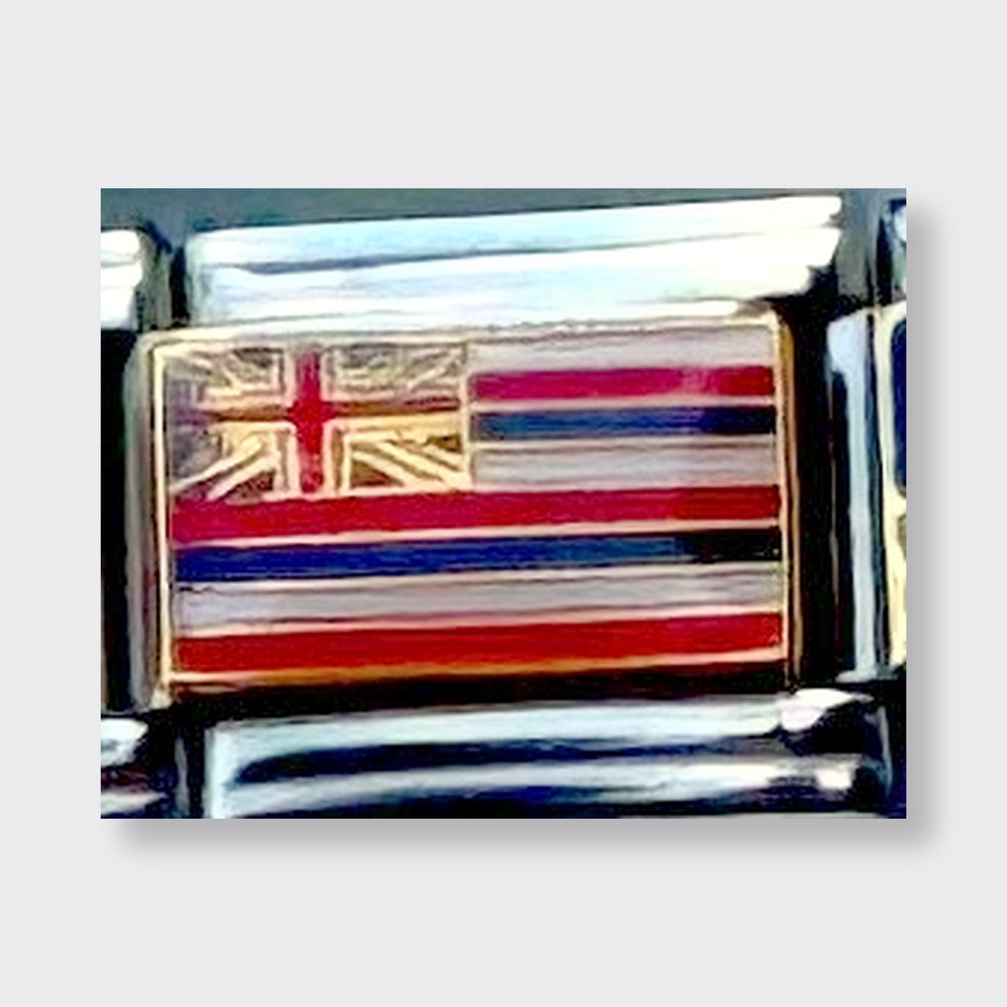 Hawaii Flag Italian charm link