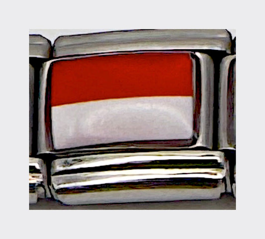 Indonesia flag Italian charm