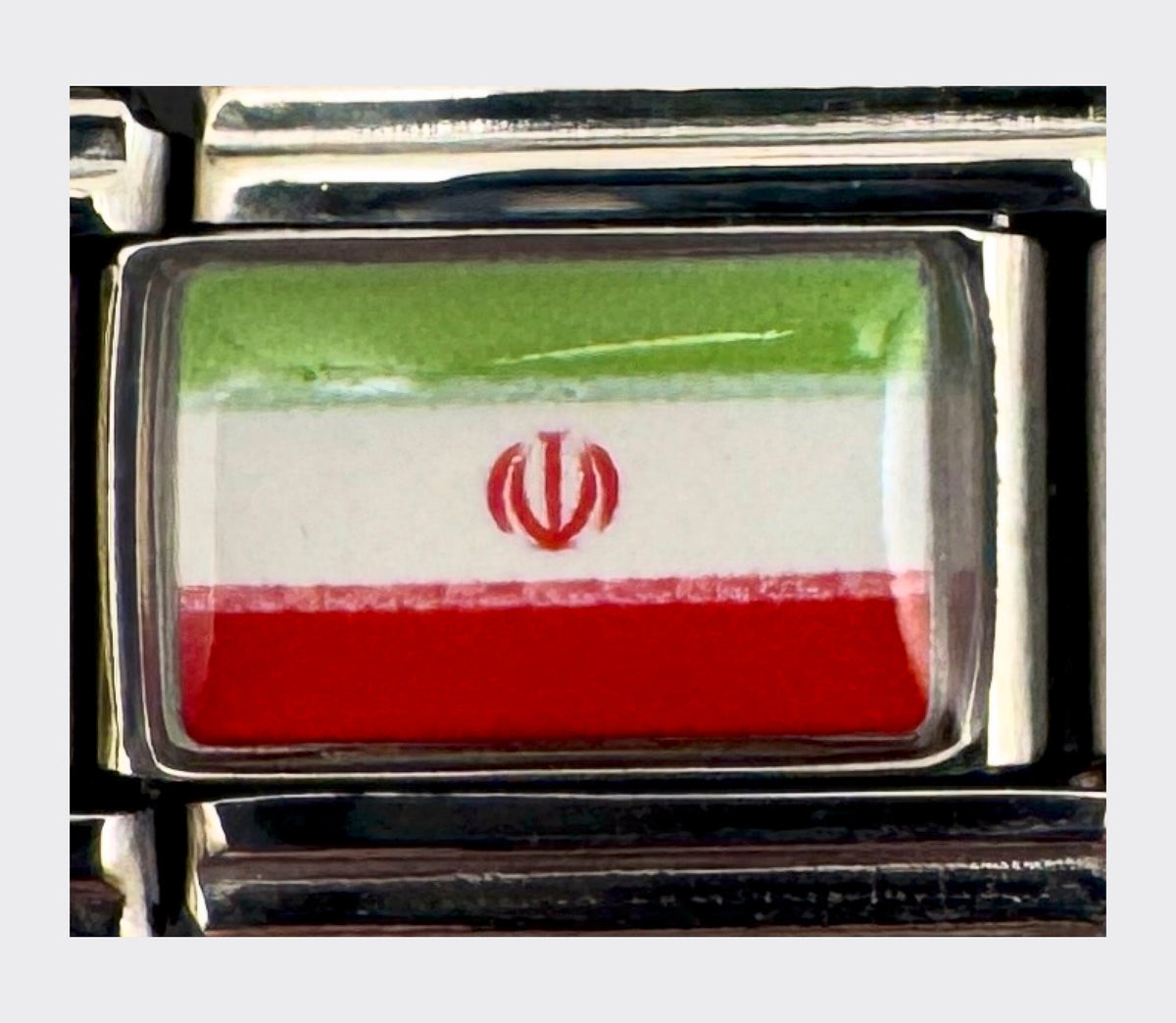 Iran flag Italian charm