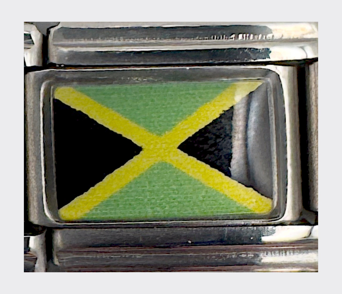 Jamaica flag Italian charm