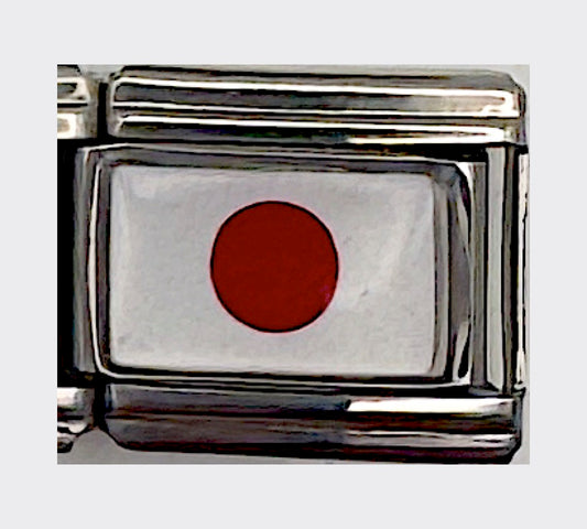 Japan flag Italian charm