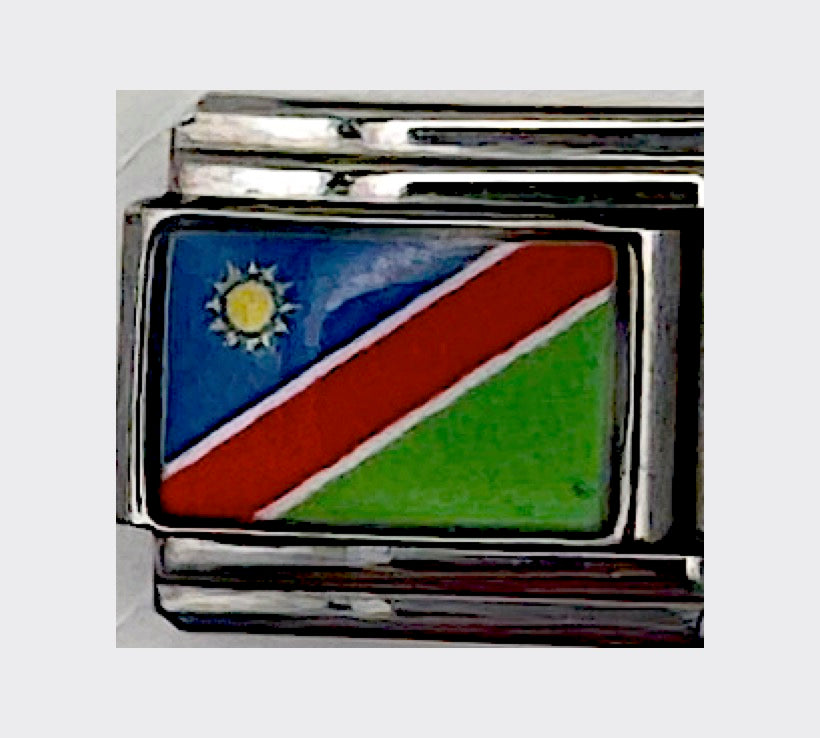 Namibia flag Italian charm