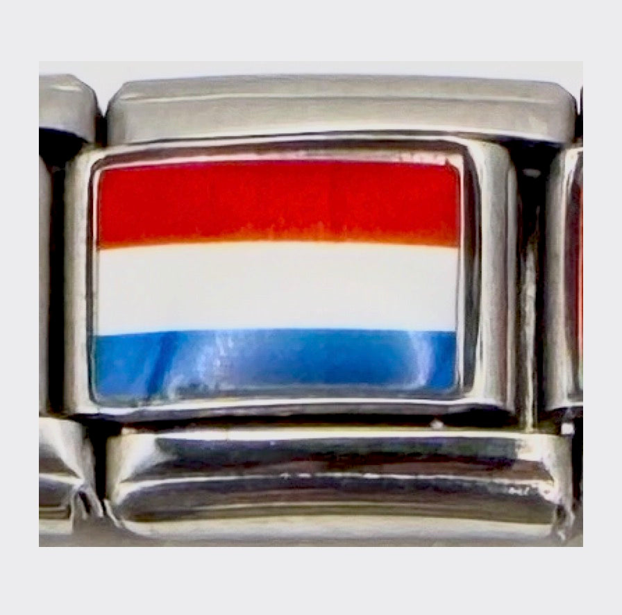 Netherlands flag Italian charm