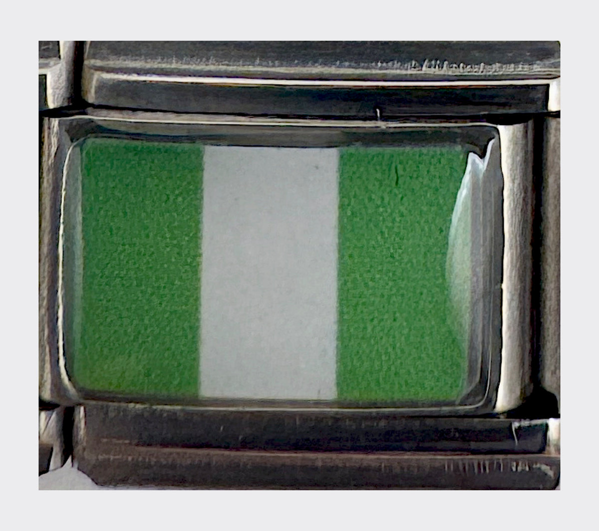 Nigeria flag Italian charm