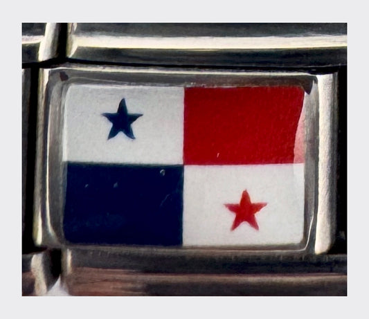 Panama flag Italian charm