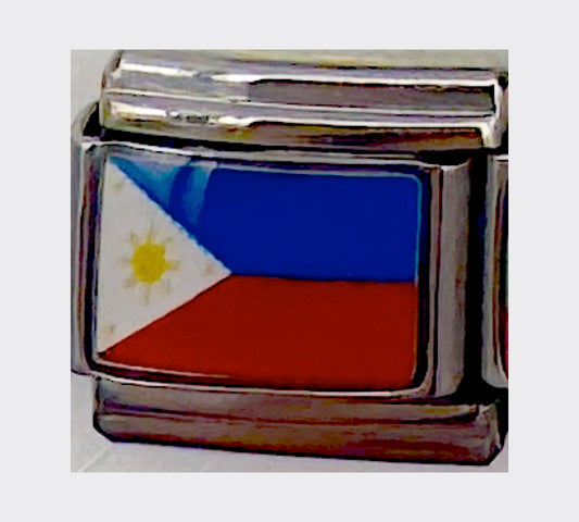 Philippines flag Italian charm