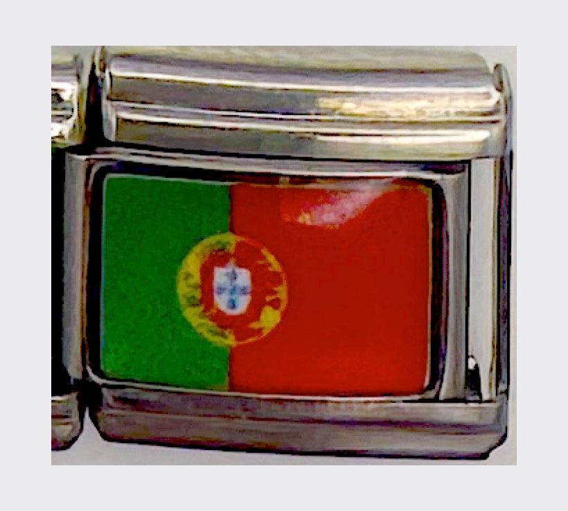 Portugal flag Italian charm