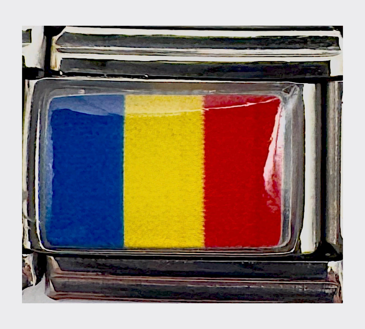Romania flag Italian charm