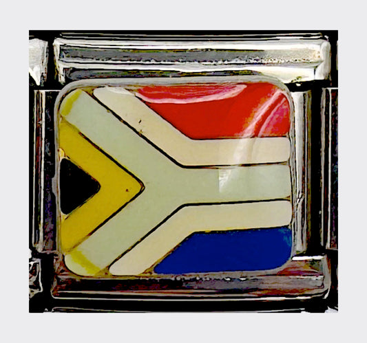 South Africa flag Italian charm (Design 2)
