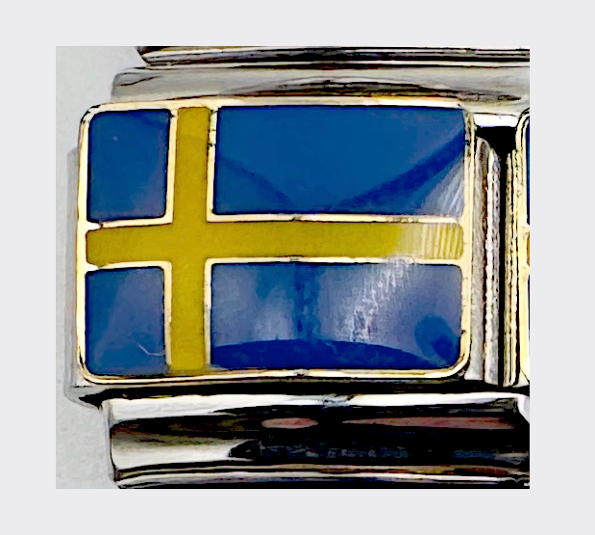 Sweden flag Italian charm
