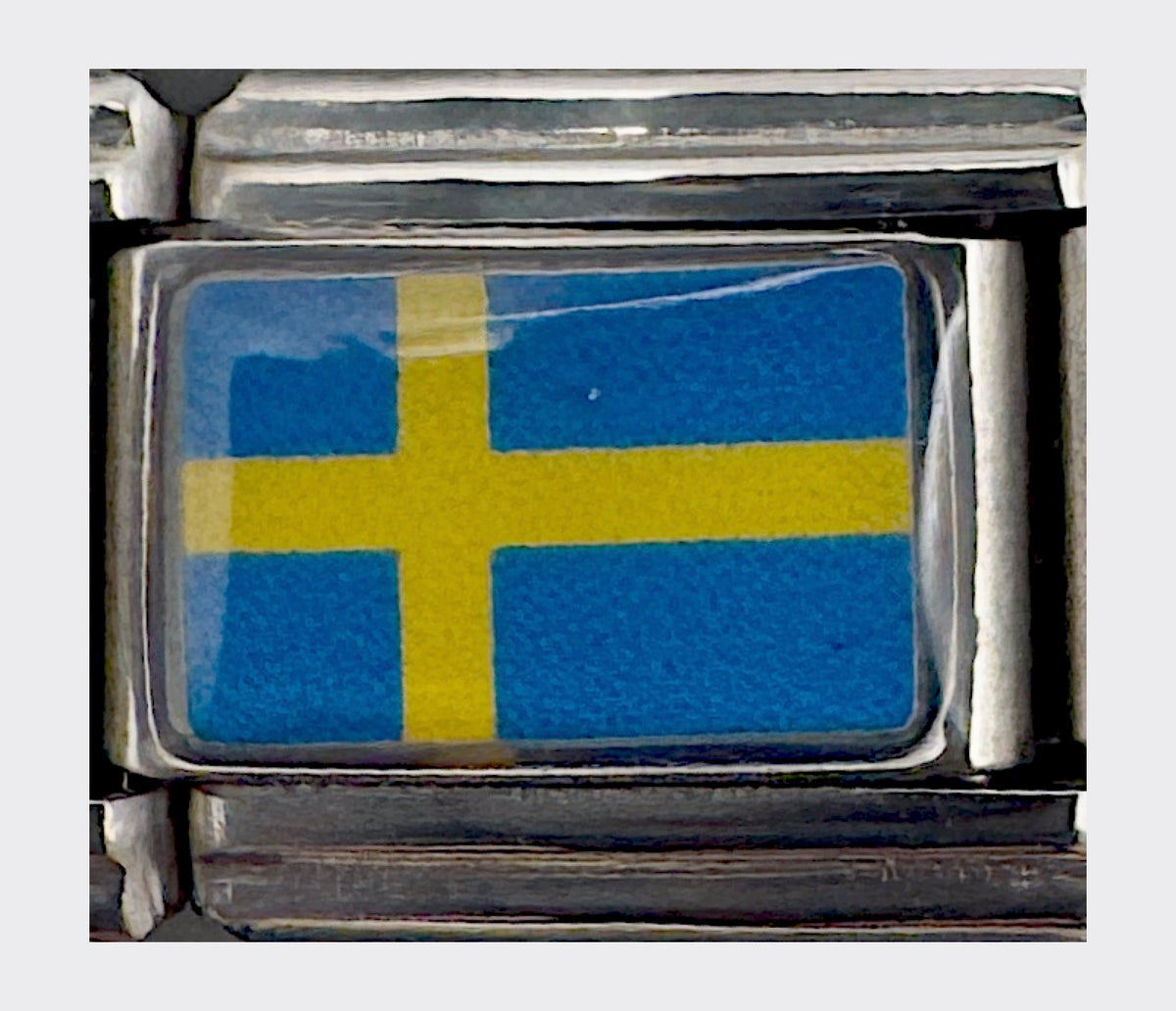 Sweden flag Italian charm (Design 2)