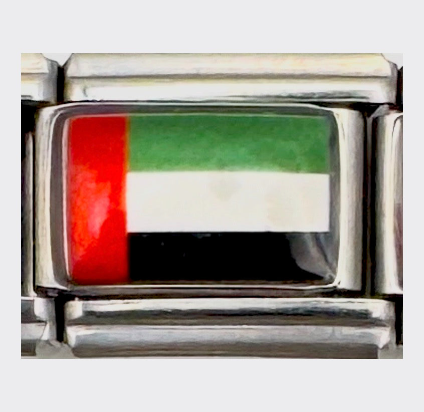 United Arab Emirates flag Italian charm