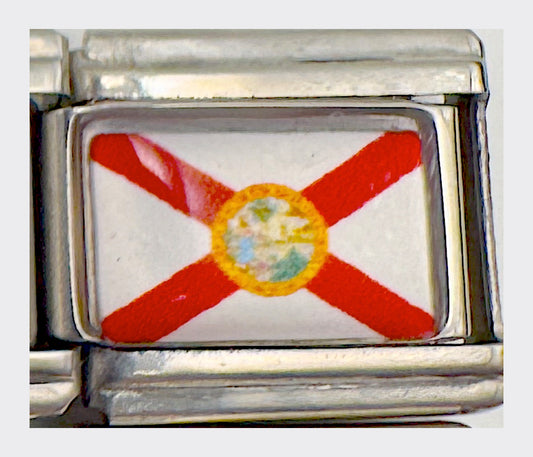 Florida state flag Italian charm