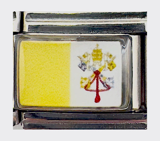 Vatican City flag Italian charm