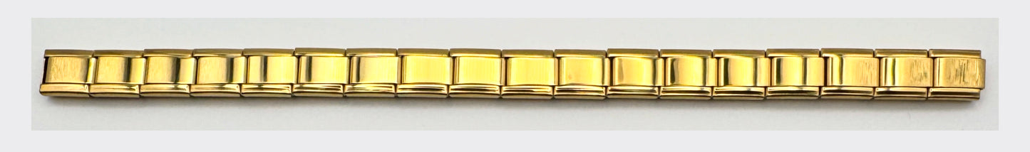 Italian Charm Bracelet - Gold Stainless Steel