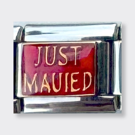 Just Mauied Italian charm link