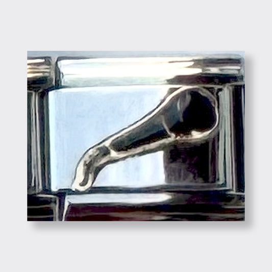 Microphone Italian charm link