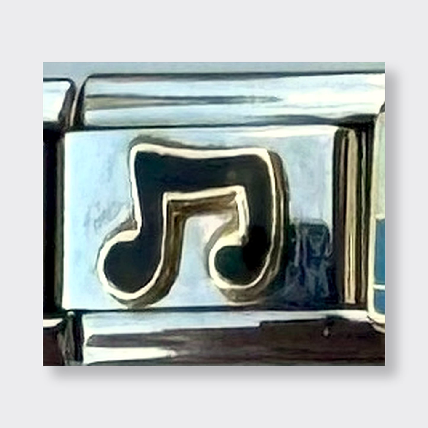 Music Note Italian charm link