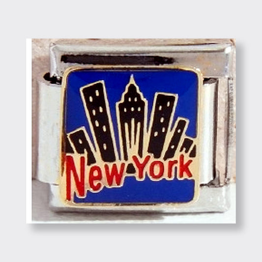 New York Italian charm link