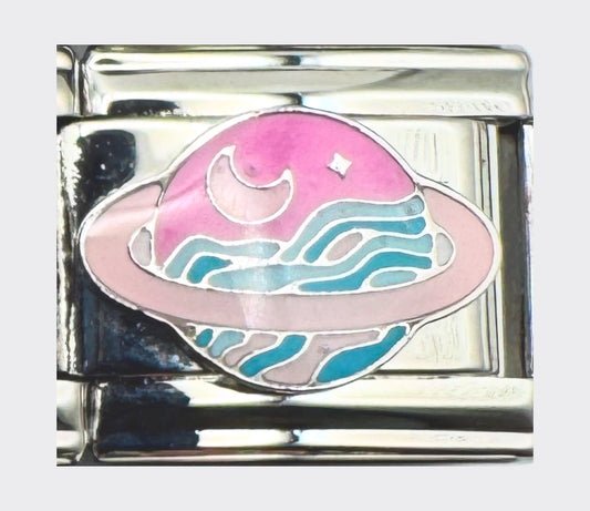 Planet Italian Charm (Pink)